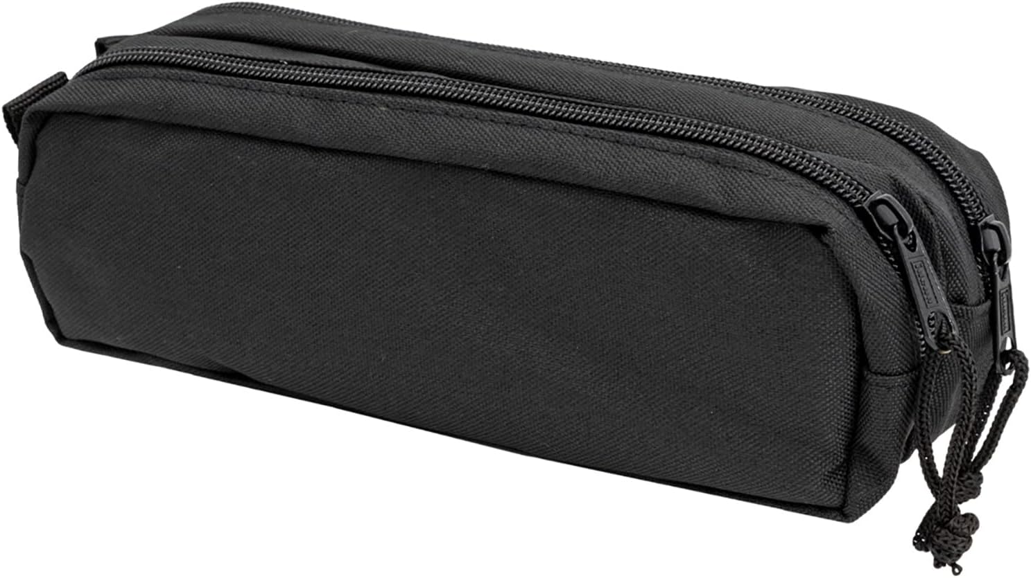 Idena 20122 – Trousse noire à 3 compartiments zippés, env. 23 x 9 x 7,5 cm