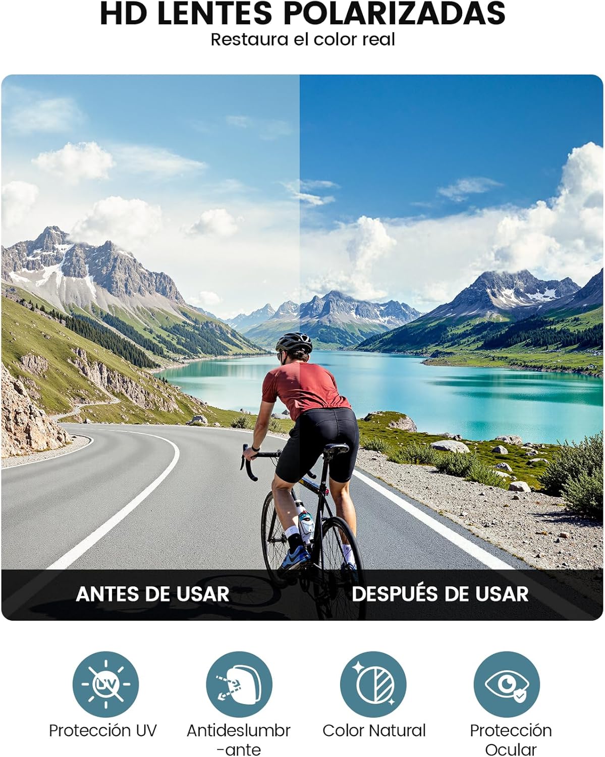 Thumbnail 1 de Lamicall Polarizadas Gafas de Sol para Ciclismo 24g