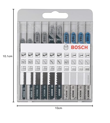 Thumbnail 8 de Bosch Hojas de sierra de calar básica para metal y madera, 10 unidades 🛠️