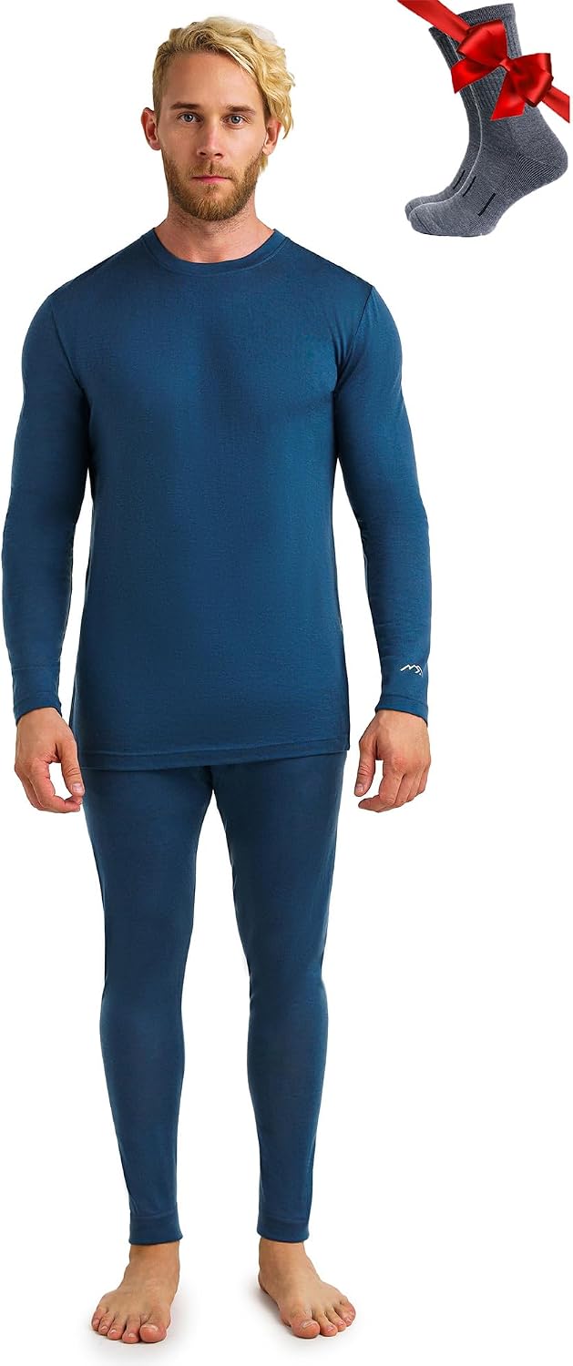 Thumbnail 4 de Merino.tech Merino Unterwäsche Set Herren 100% Merino + 1 Merinowollprodukte