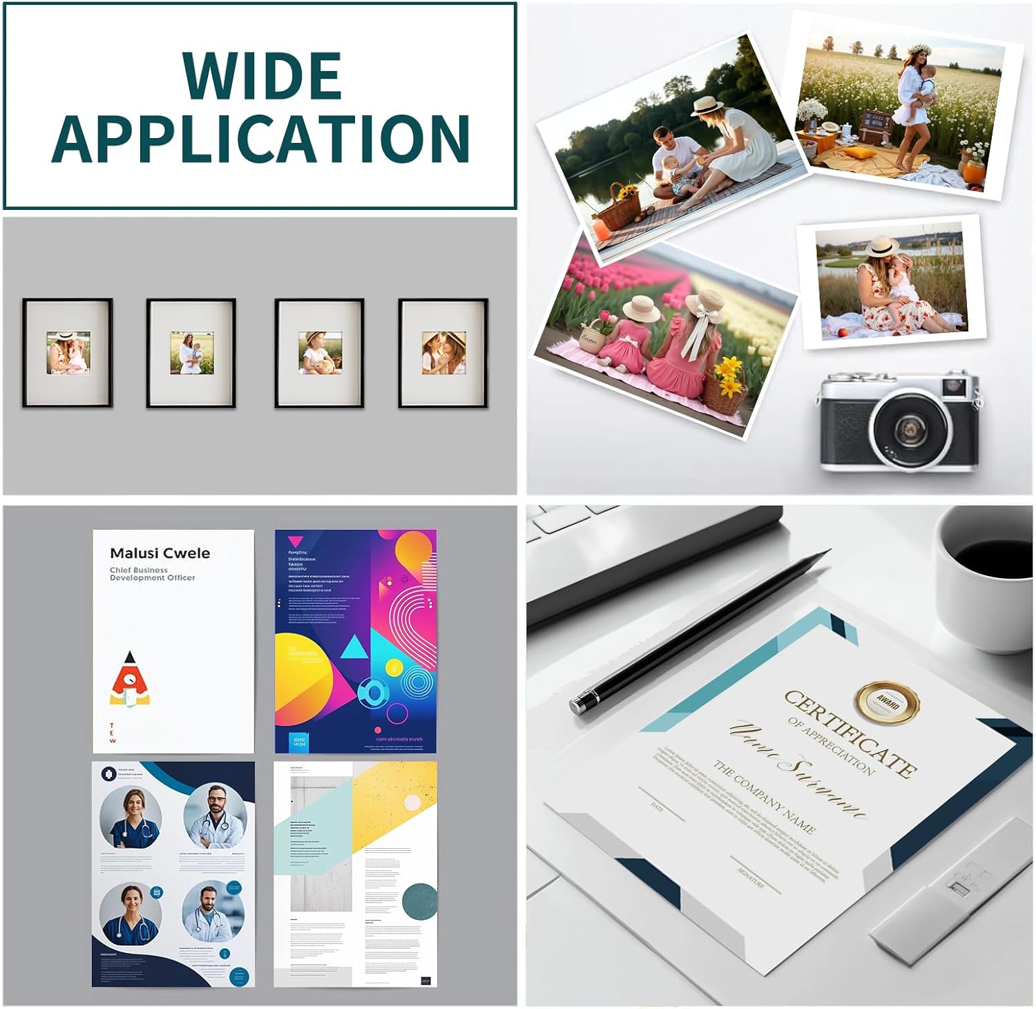 Thumbnail 5 de Ditwis 100 Sheets A4 Photo Paper 200 GSM 📄