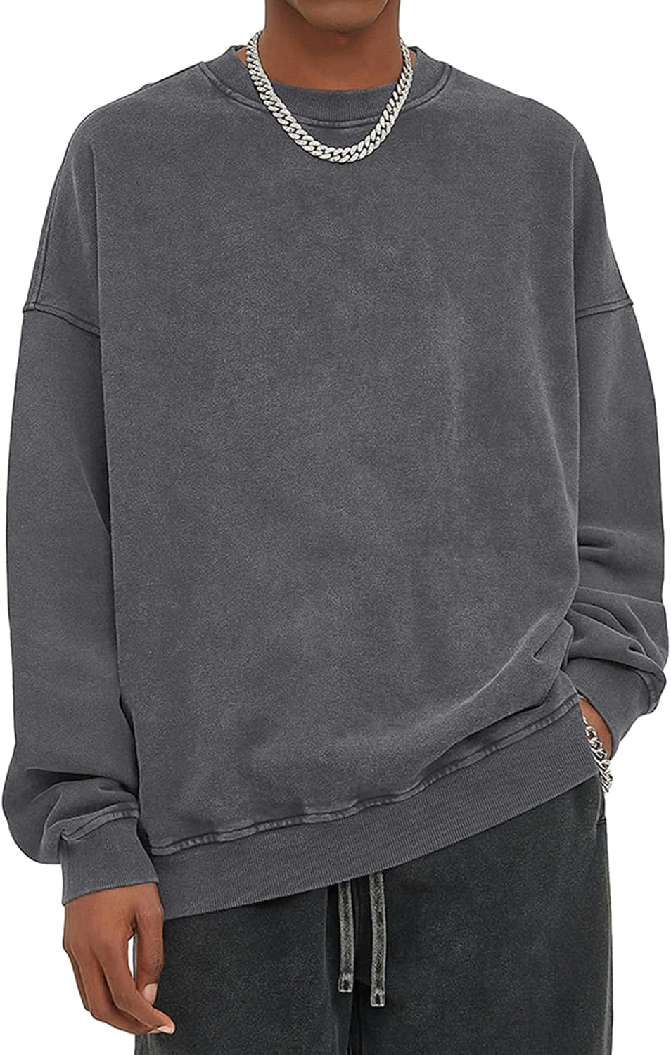 Thumbnail 3 de KEEPSHOWING Oversized Vintage Hoodie for Men