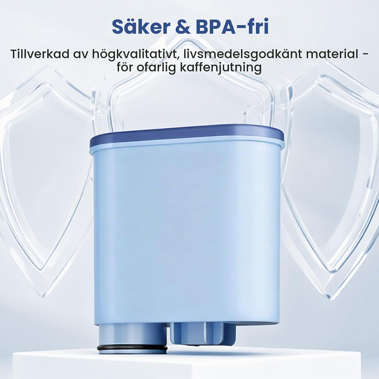 Detalle 1 de Molifal vattenfilter, 6-pack för Philips AquaClean CA6903/10 och CA6903/22
