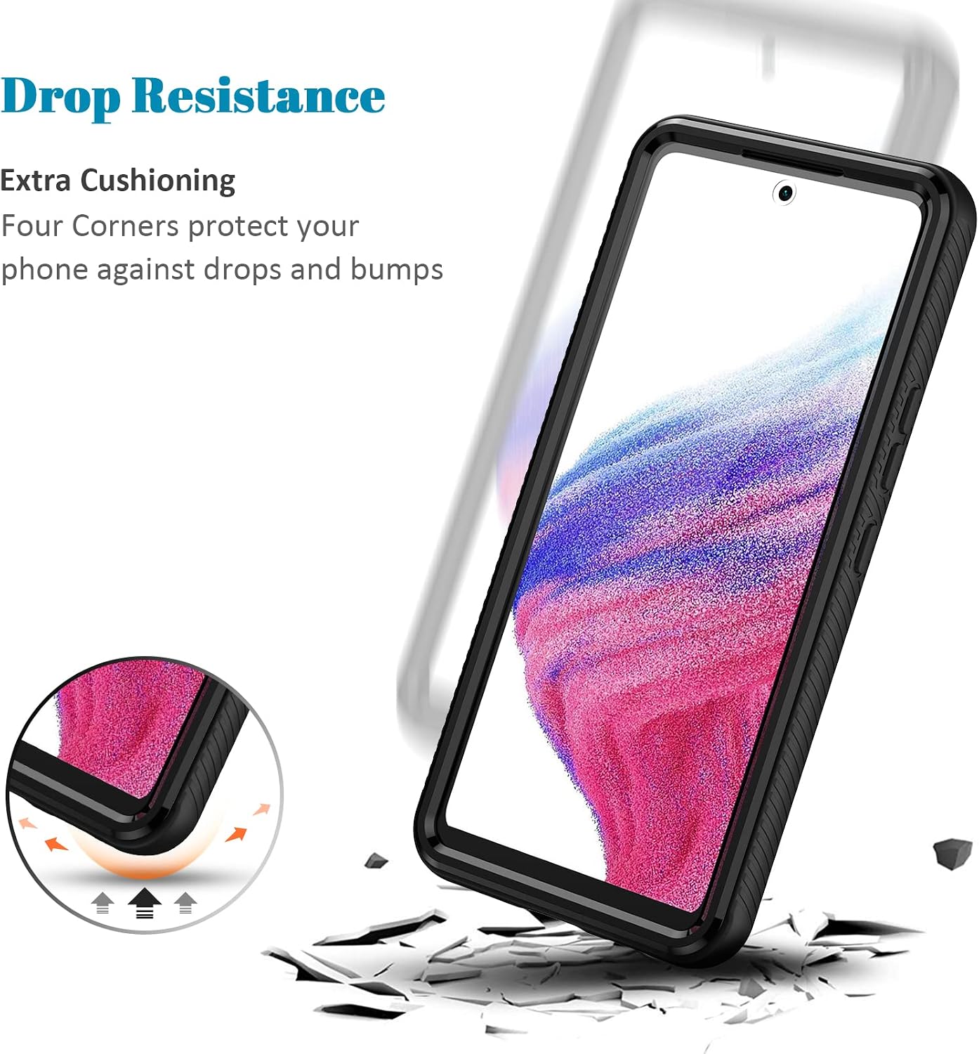 Detalle de seacosmo Galaxy A53 5G Case 360° Protection