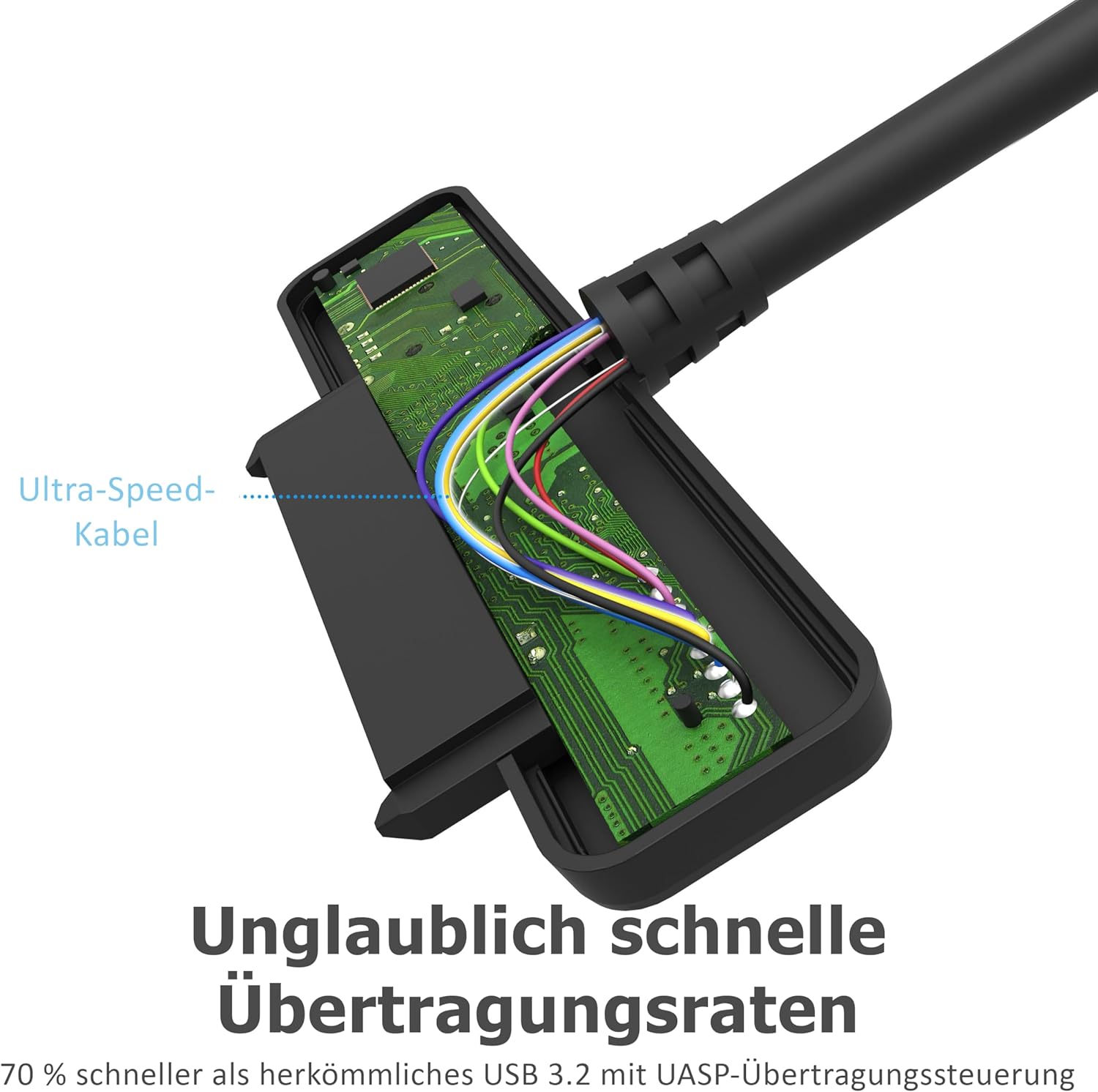 Thumbnail 6 de SABRENT SATA-USB-Adapter für 2,5" SSD/HDD (EC-SSHD) mit bis zu 5 Gbps und UASP