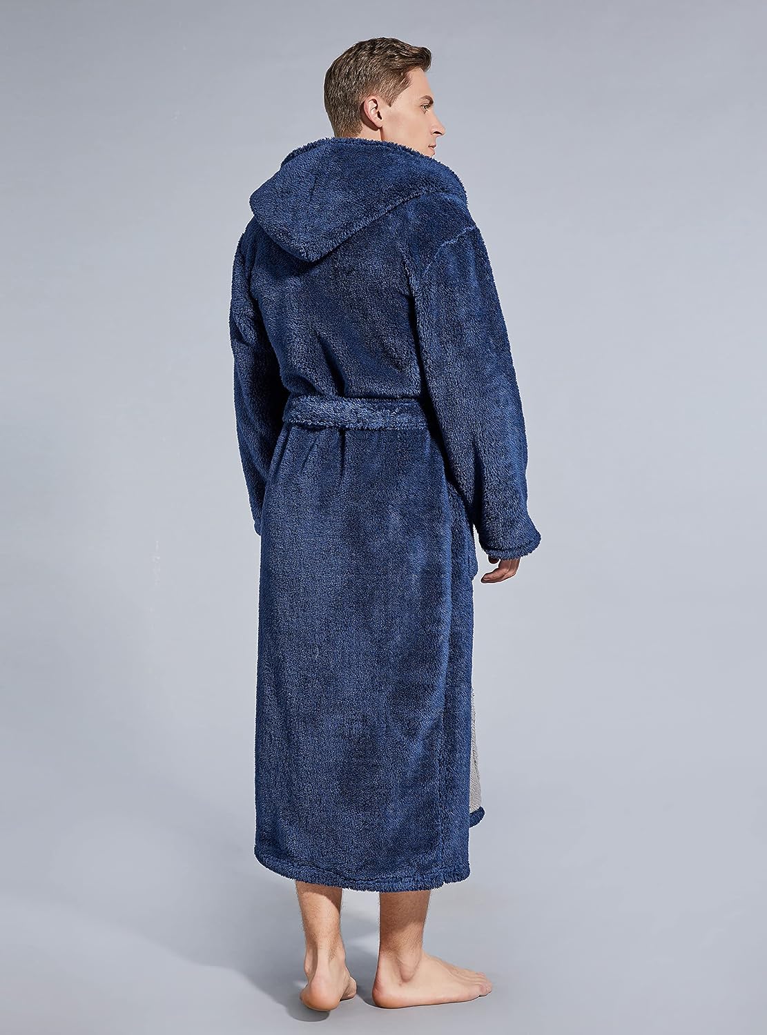Thumbnail 5 de SlumberMee Mens Fleece Plush Robe Full Length