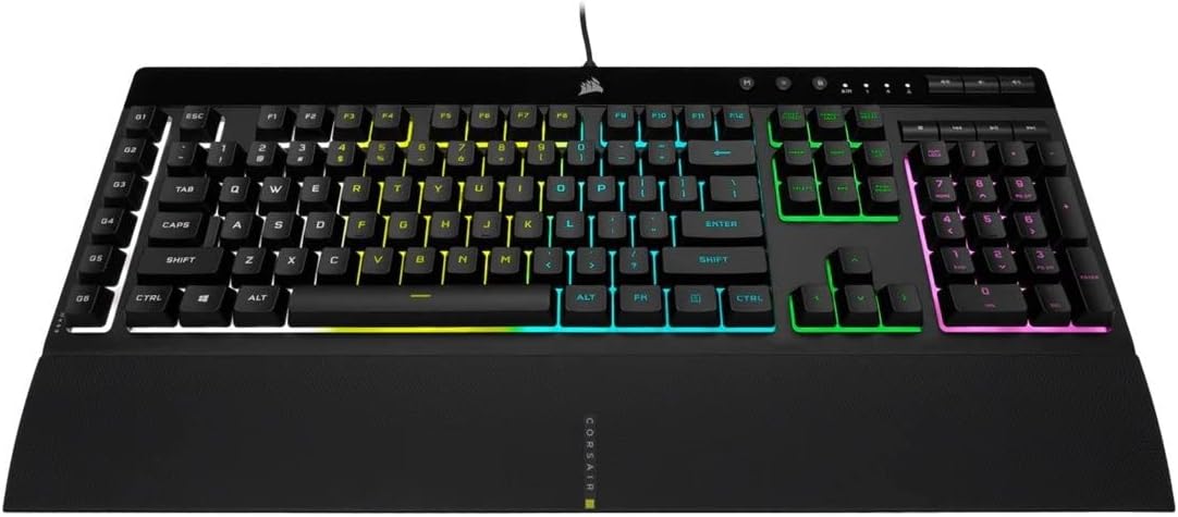 Thumbnail 4 de Corsair K55 RGB PRO gamingtangentbord med membranknappar, RGB och sex makrotangenter