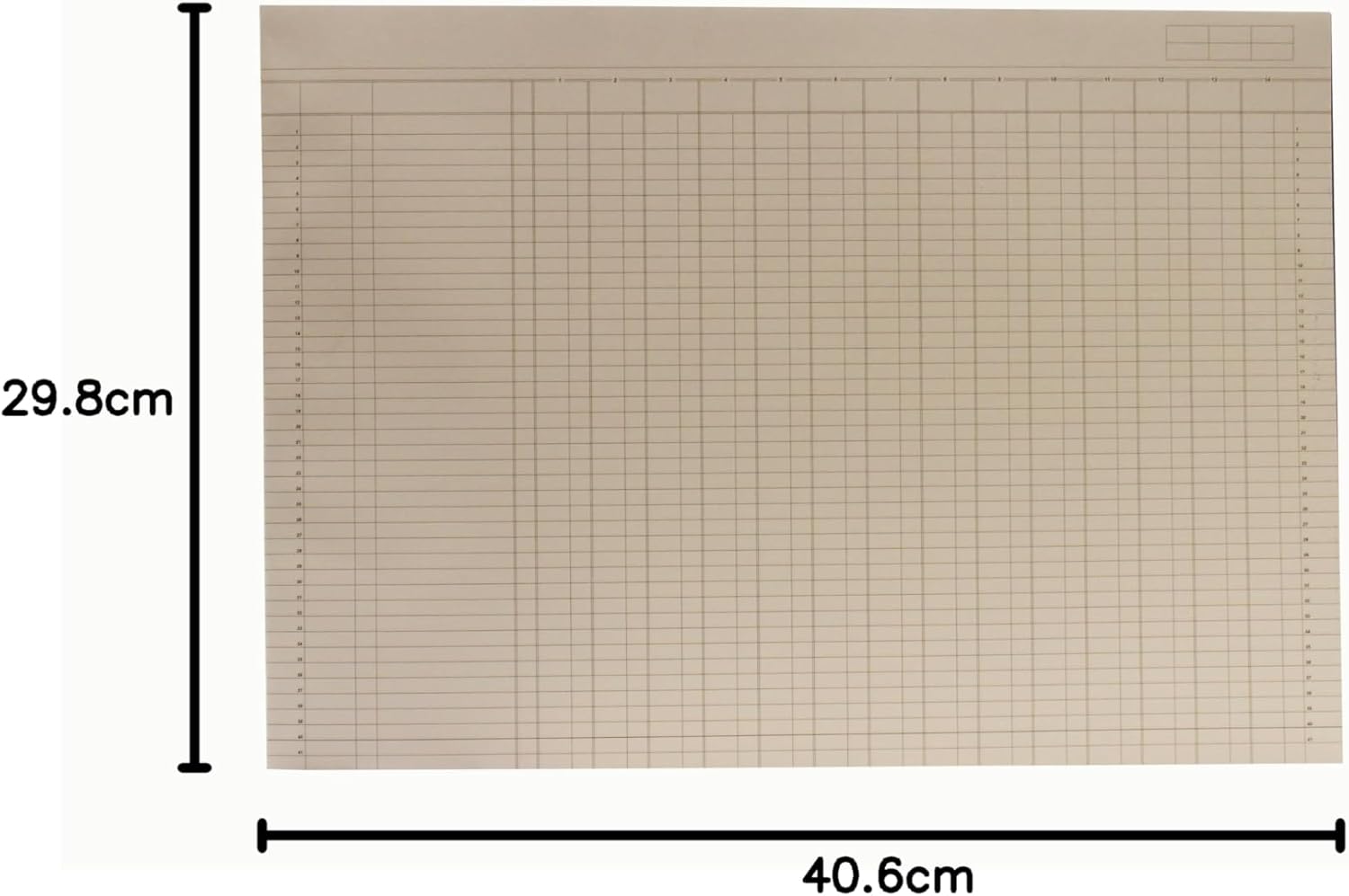 Thumbnail 5 de Exacompta Guildhall Accounts Pad A3, 60 sheets, 14 Cash Columns, White