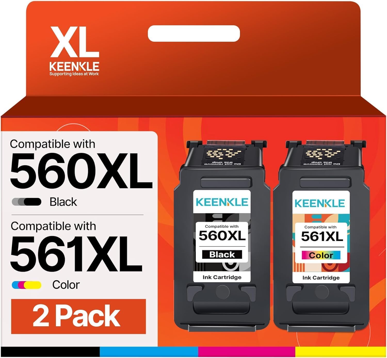 Detalle de 560 561 Druckerpatronen XL PG-560XL CL-561XL 2er-Pack