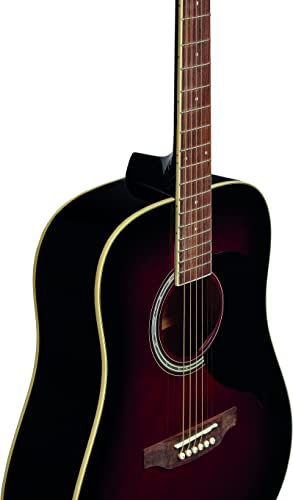 Thumbnail 2 de EKO Ranger 6 Red Sunburst: chitarra acustica Dreadnought, ideale per principianti
