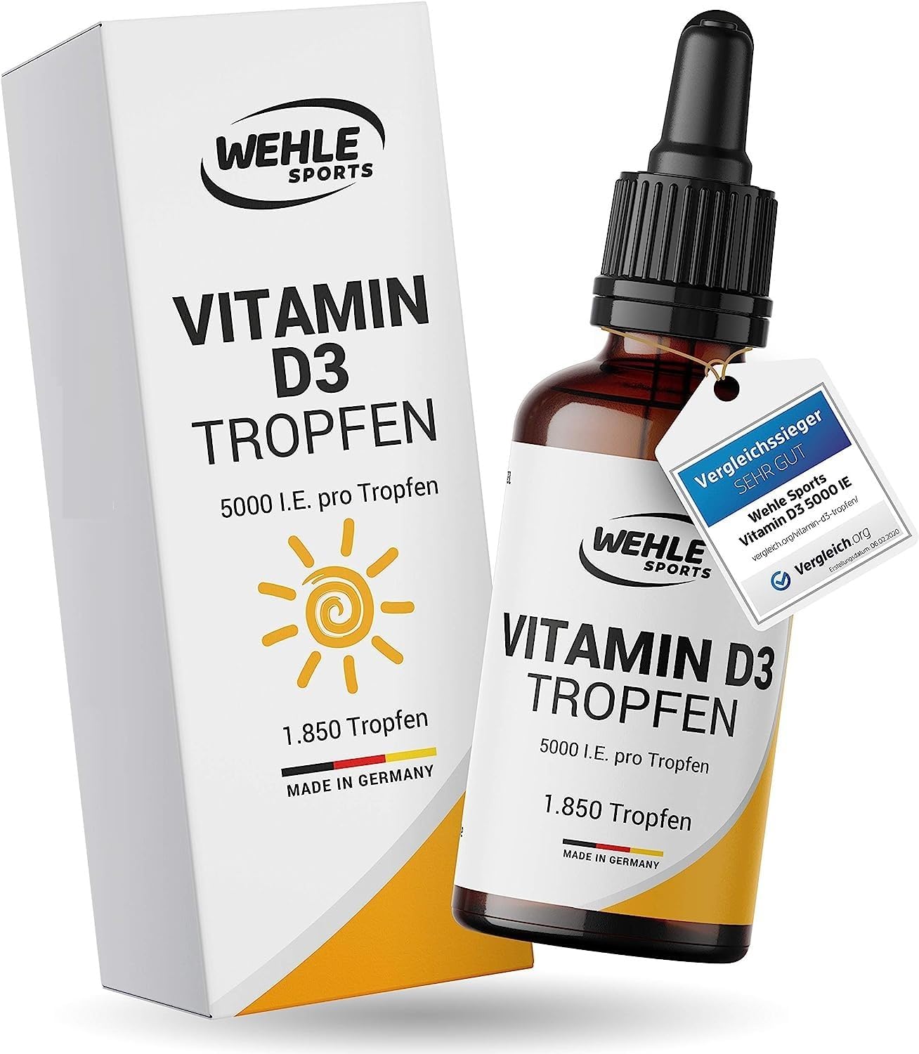 Detalle de Vitamin D3 Tropfen 5000 IE Hochdosiert