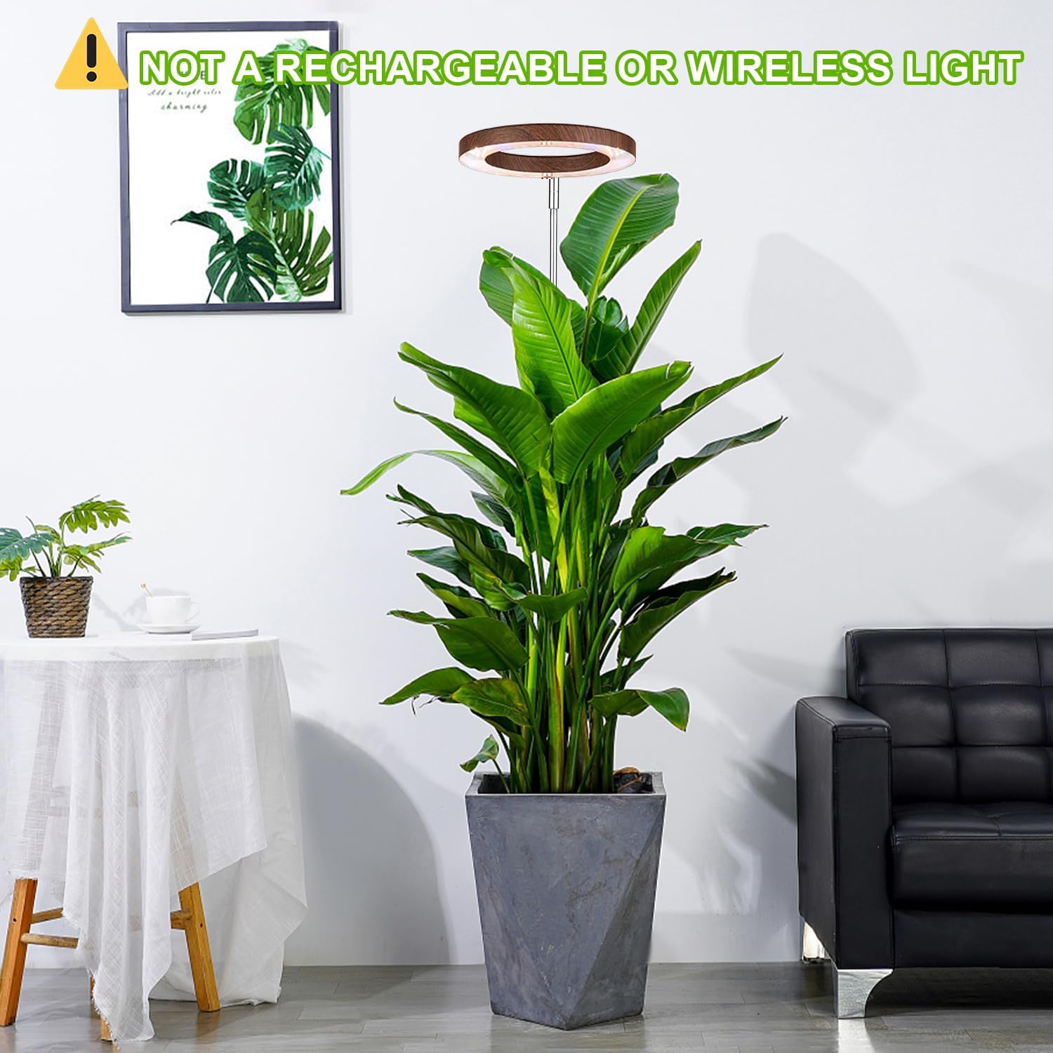 Detalle 2 de yadoker Plant Grow Light (Full Spectrum) with Adjustable Height, Automatic Timer, 5V Low Voltage