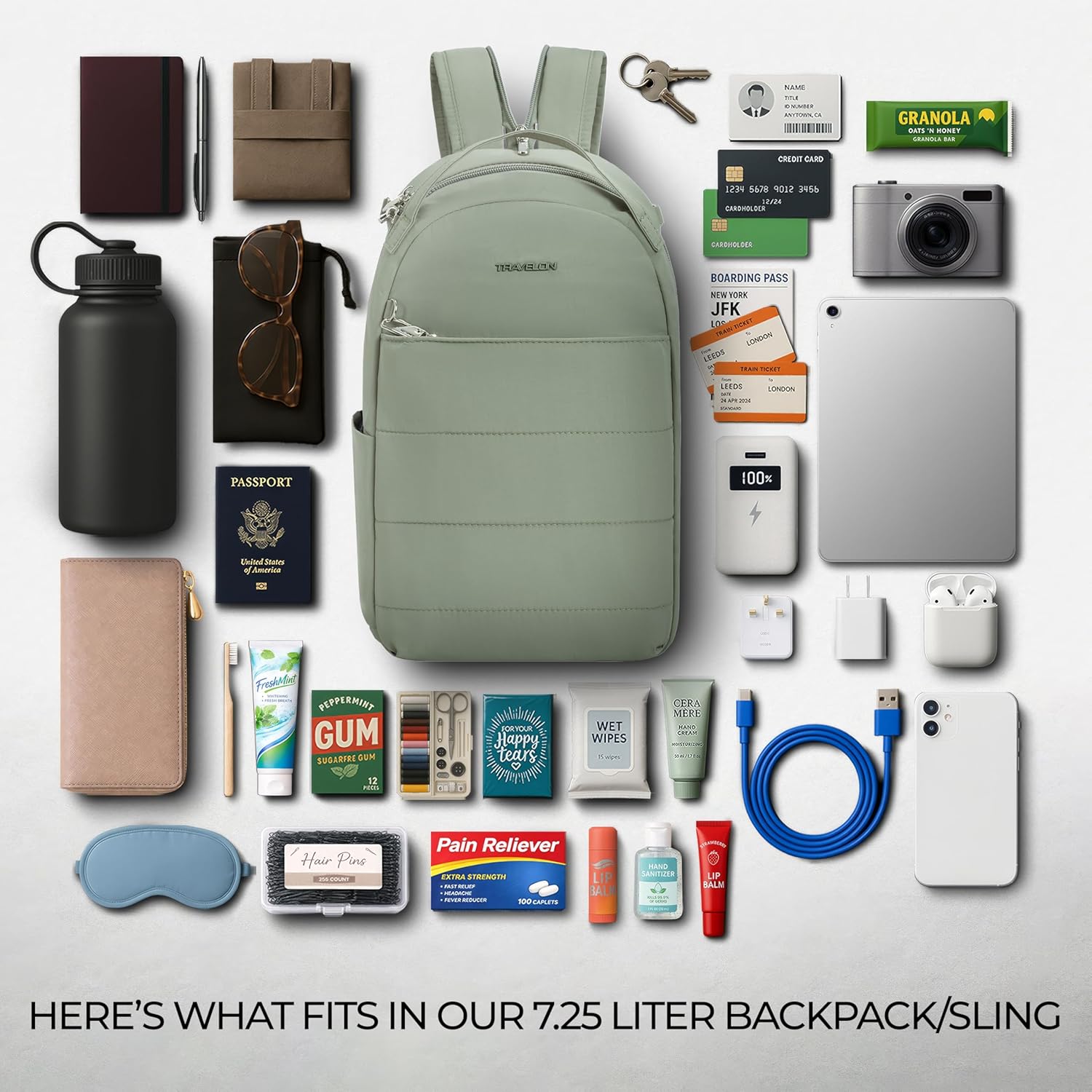 Thumbnail 5 de Travelon Anti-Theft Roam Convertible Backpack Sling