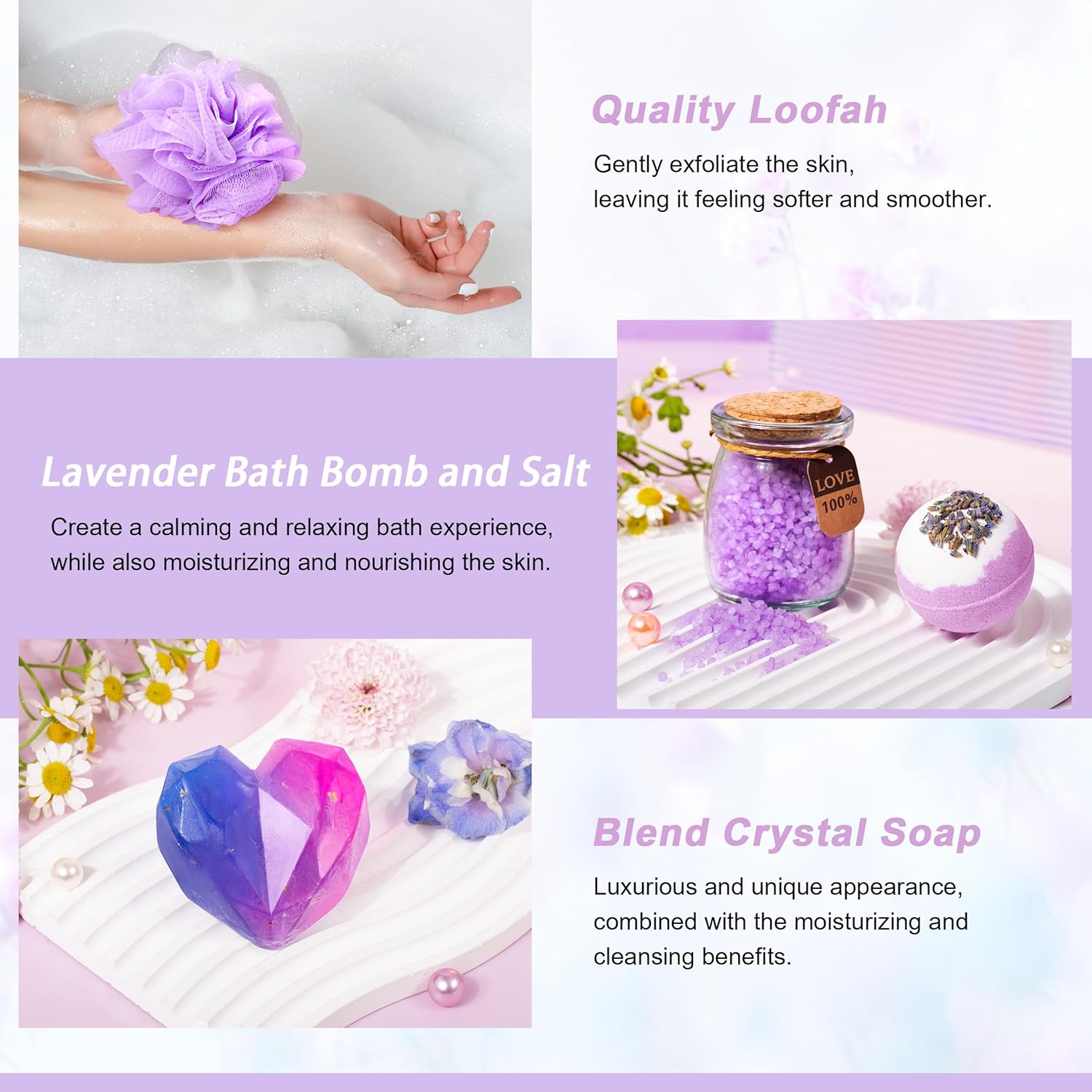 Thumbnail 5 de LUCOTIYA Women’s Gift Basket: A Thoughtful 7-Piece Pampering Set for Any Occasion