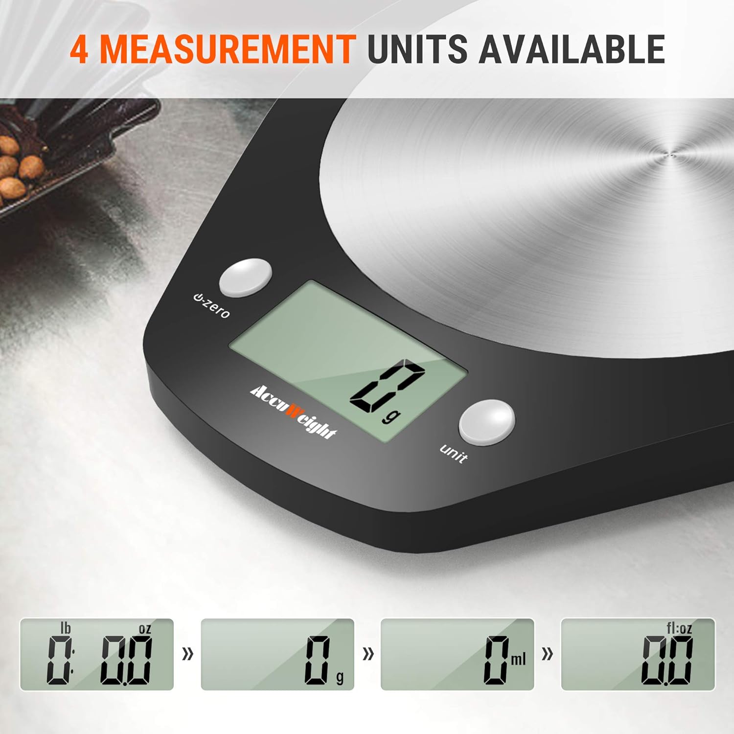 Thumbnail 3 de ACCUWEIGHT 203 digital kitchen scale 5000g