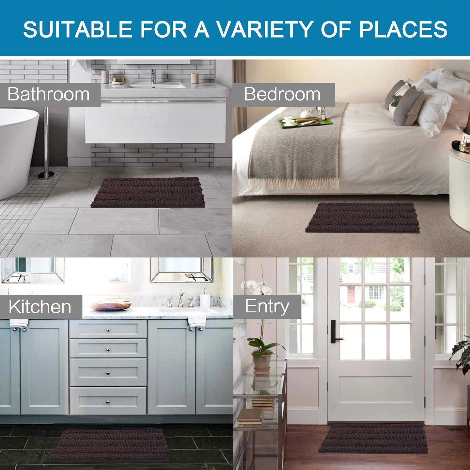 Thumbnail 5 de H.VERSAILTEX 2 Piece Bathroom Set 24 x 36"