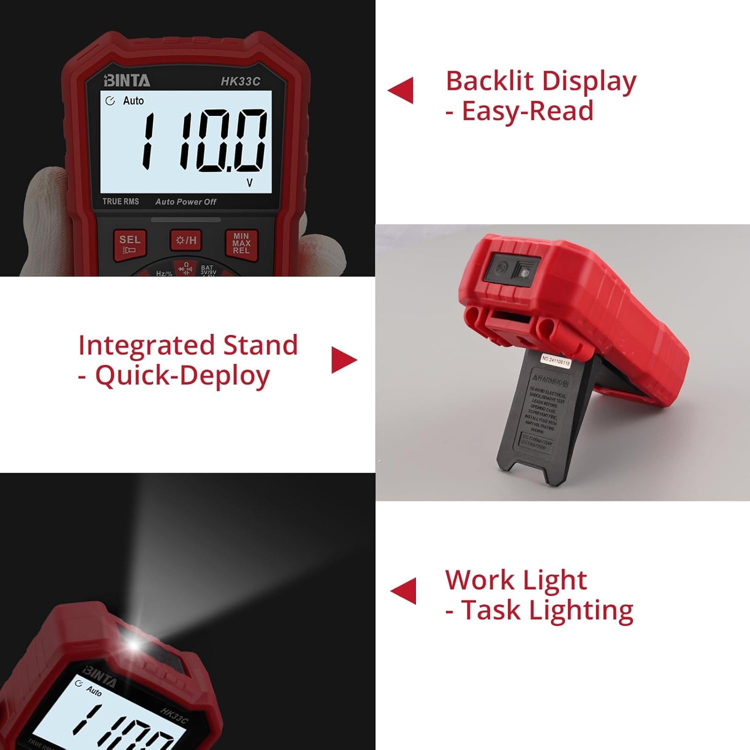 Thumbnail 4 de BINTA Digital Multimeter 4000-count auto-ranging ๐