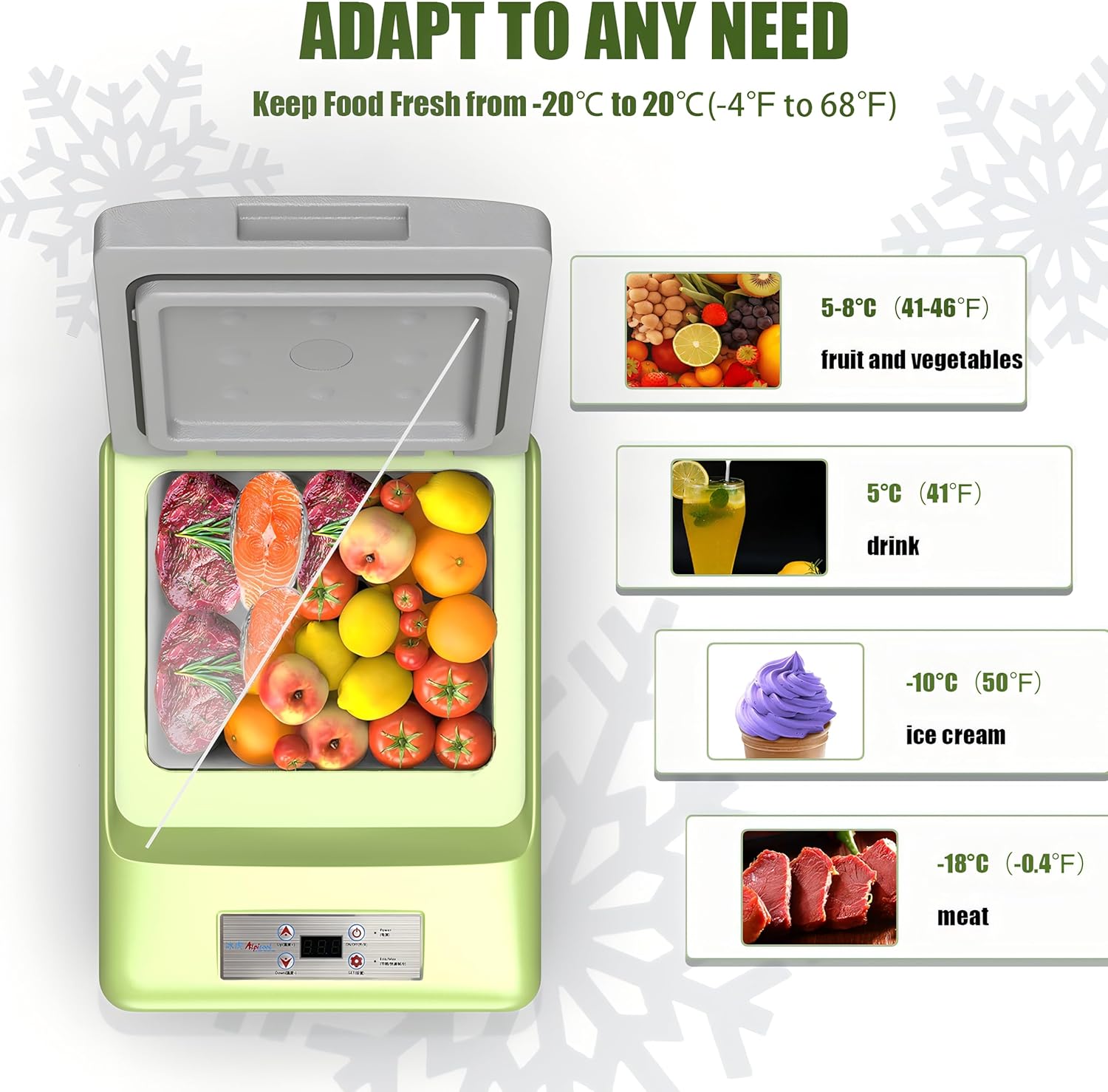Thumbnail 3 de Alpicool C9PT 9L Compressor Car Fridge Freezer – compact 12V cooling for trips