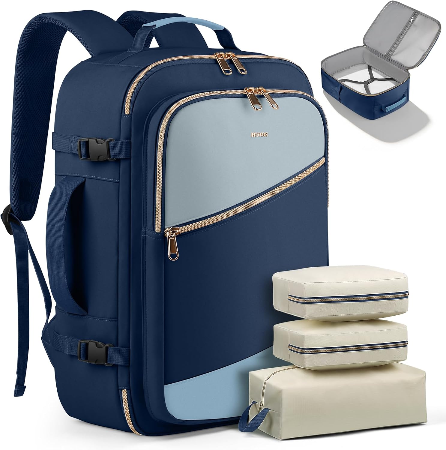 Detalle 1 de HOTOR Travel Backpack for 15.6-Inch Laptops