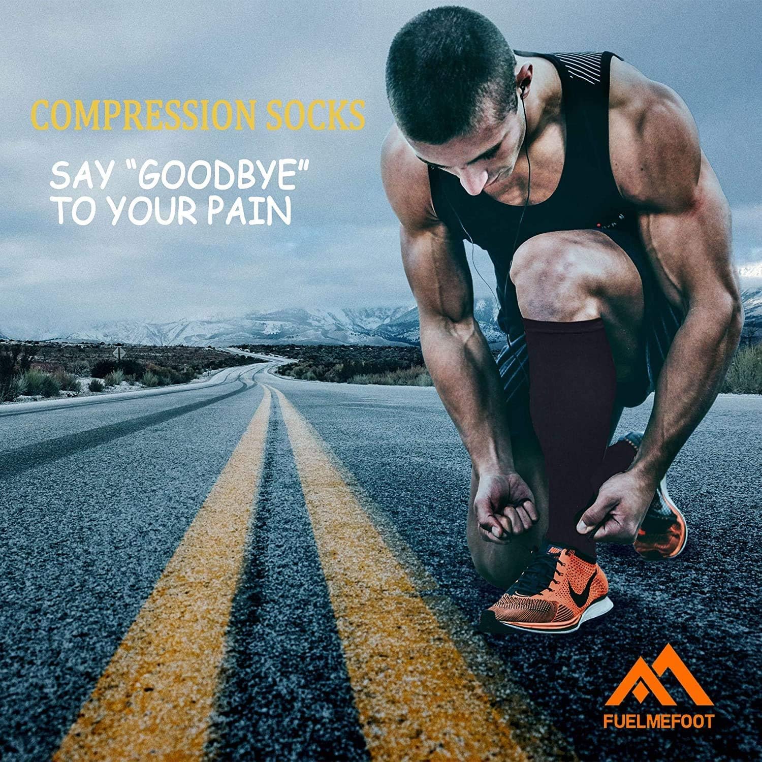Thumbnail 1 de FuelMeFoot Copper Compression Socks 3-Pack: Gentle Graduated Support for Everyday Wear