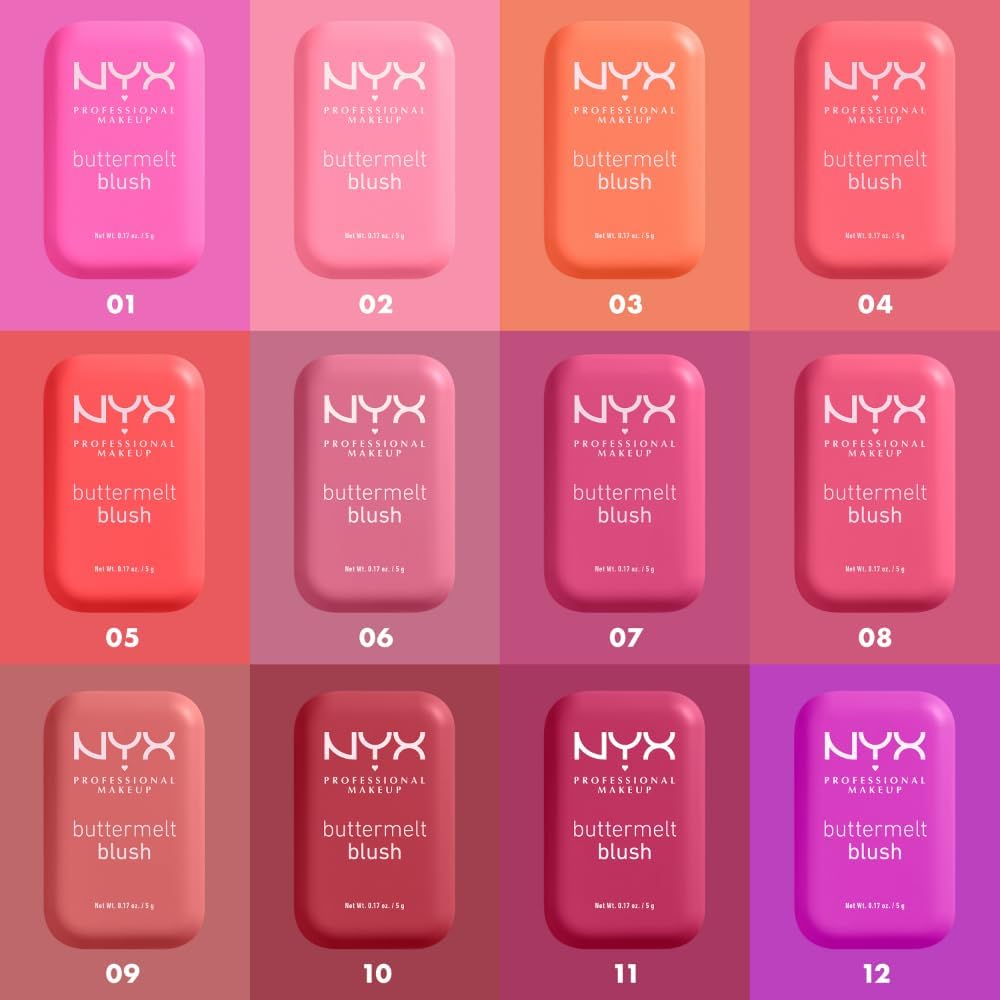 Thumbnail 3 de NYX Buttermelt Blush 🍑 12h, No Mancha, Tono 08 Getting Butta
