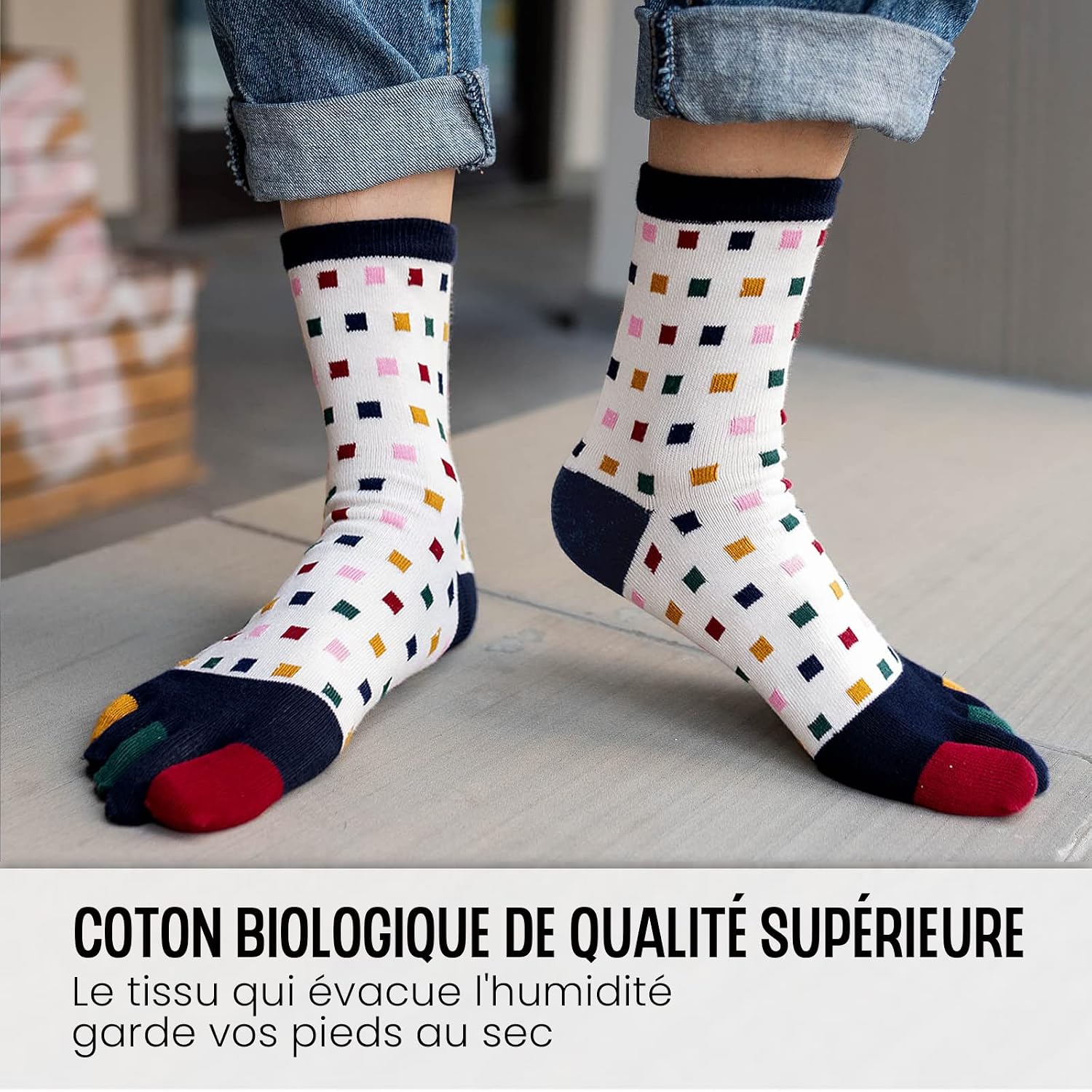 Thumbnail 4 de PUTUO Chaussettes 5 Doigts Homme