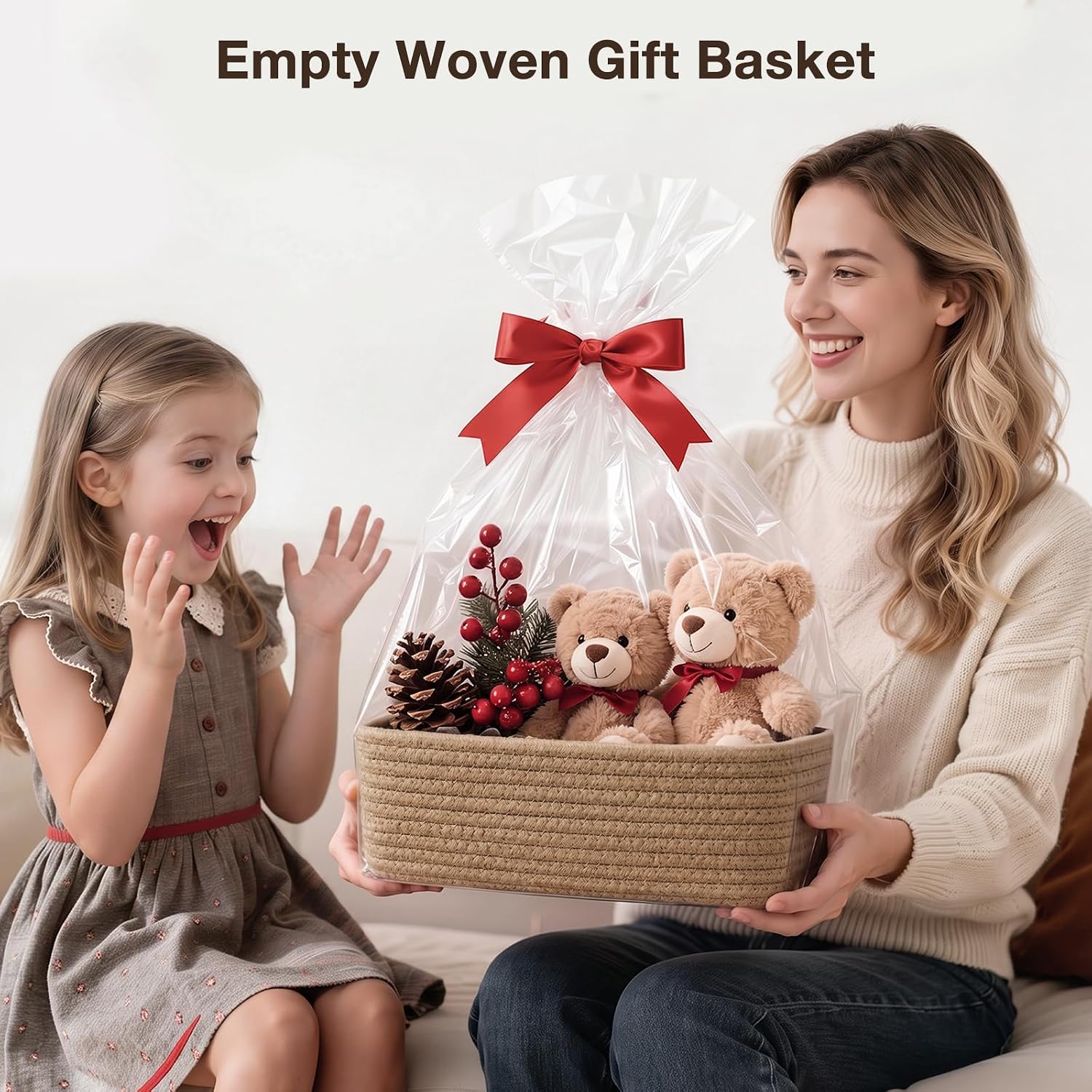 Thumbnail 6 de Woven Storage Baskets, 11.8 x 7.8 x 3.8 in
