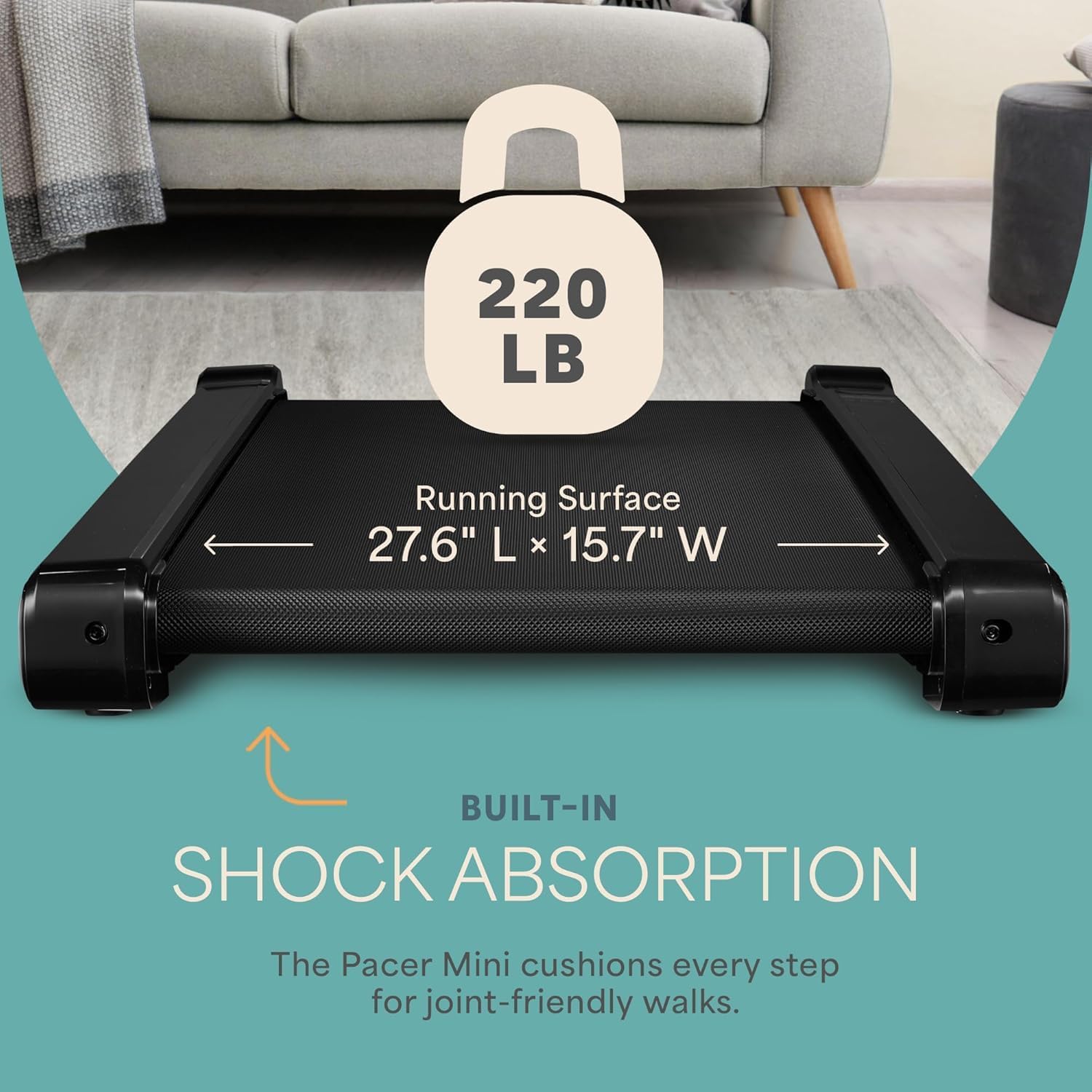 Detalle de Lifepro PacerMini Walking Pad