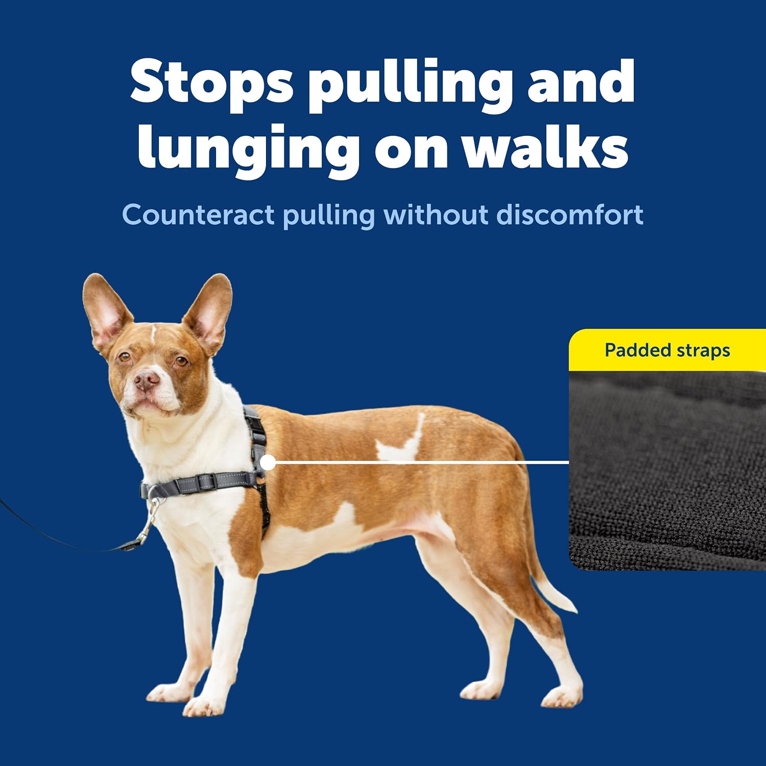 Detalle de PetSafe デラックス イージーウォークハーネス M 犬用 引っ張り防止・反射ステッチ付き