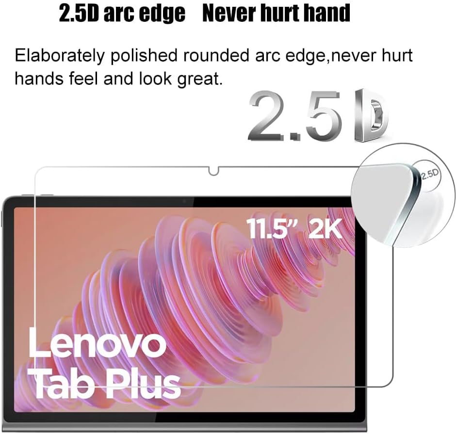 Thumbnail 1 de KLWAINM Schutzfolie für Lenovo Tab Plus 11,5 Zoll – 2er Glas-Schutzfolie 9H, kratzfest, HD Clear, oleophob