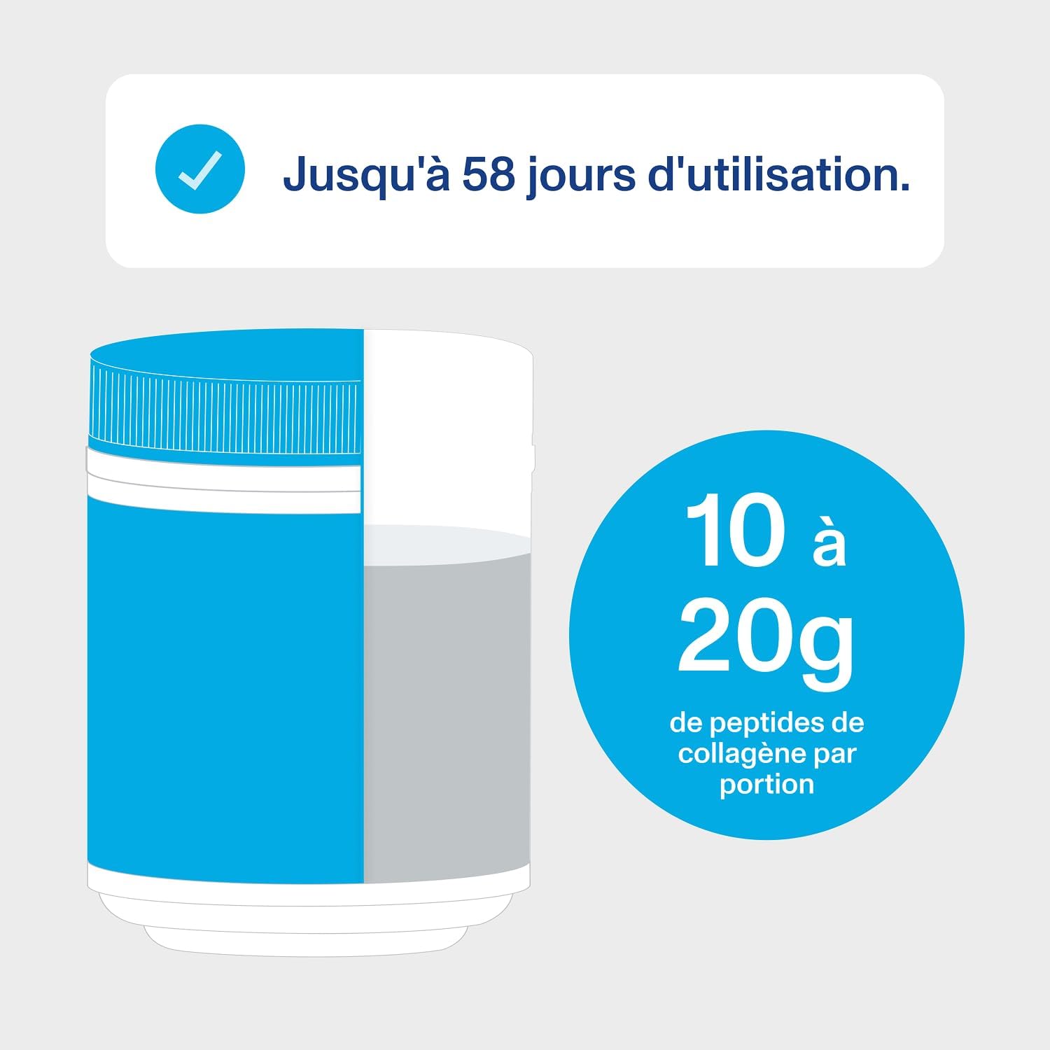 Thumbnail 3 de Vital Proteins Collagen Peptides Type I & III – collagène hydrolysé non aromatisé, sans gluten