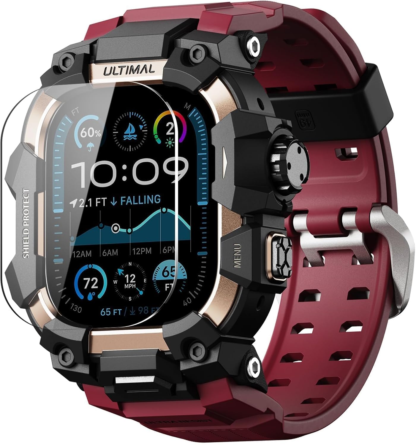 Thumbnail 6 de ULTIMAL Rugged Case 46mm Apple Watch band