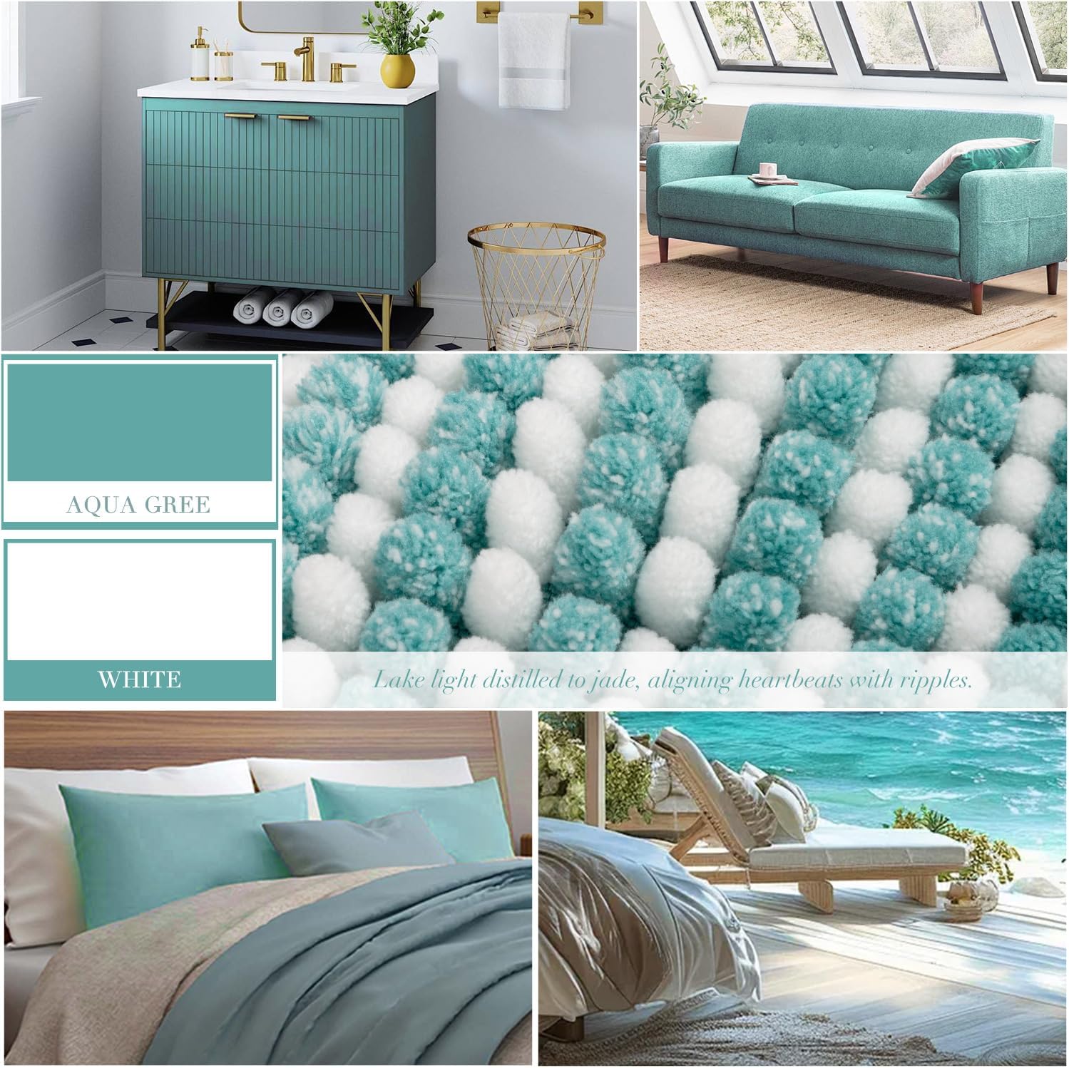 Detalle 1 de BSICPRO Bath Rugs 2-Piece Chenille Set