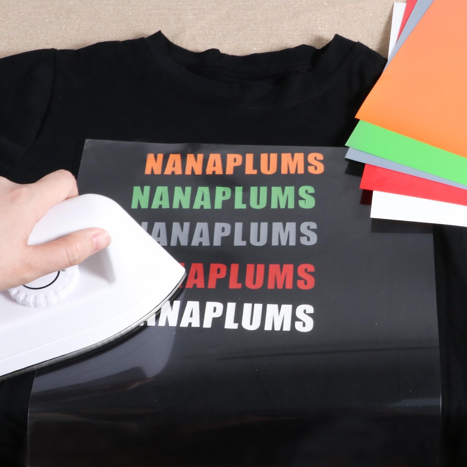 Thumbnail 6 de NANAPLUMS Plotterfolie Textil 8 m 👕