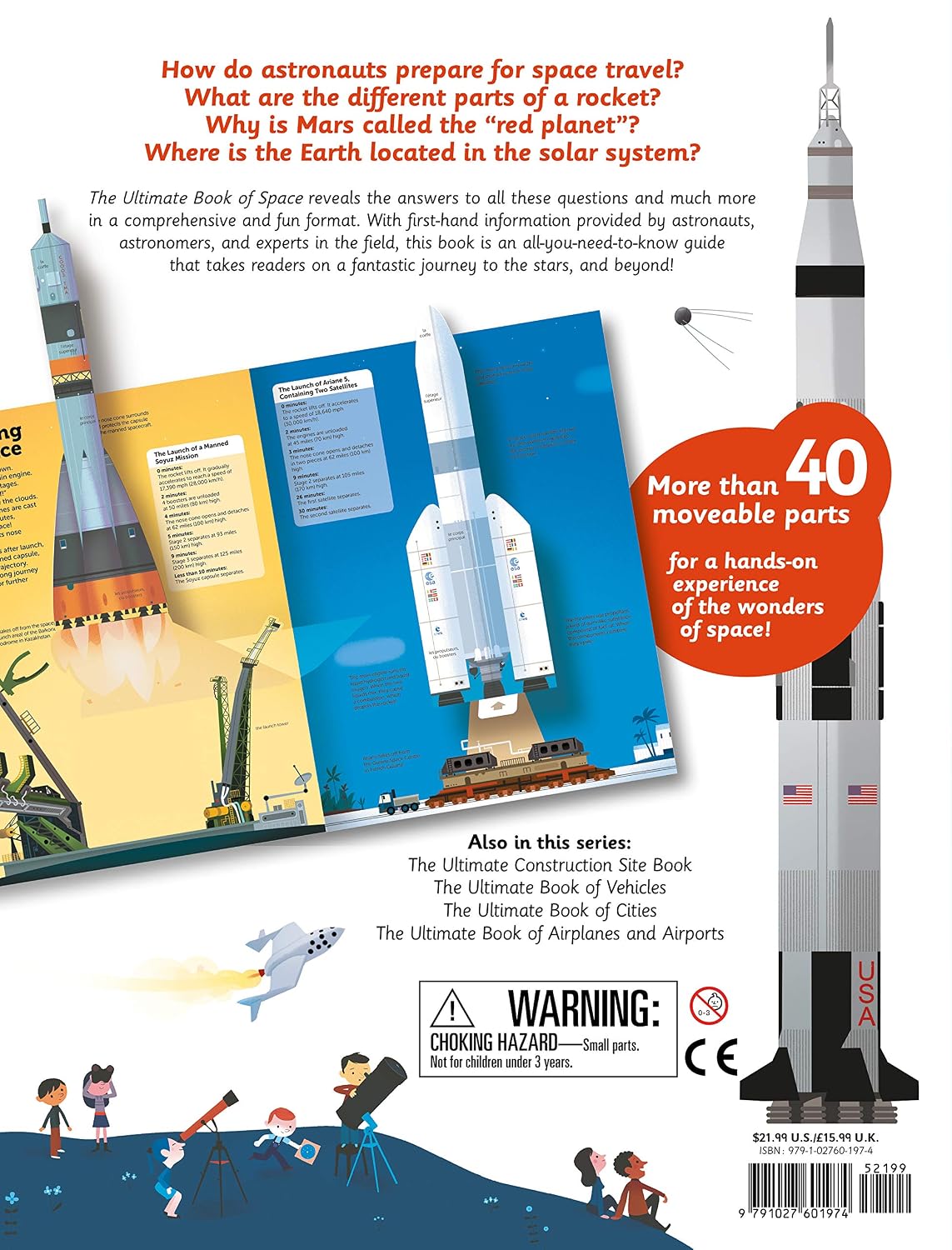 Detalle 2 de The Ultimate Book of Space Hardcover, Illustrated Book for Kids