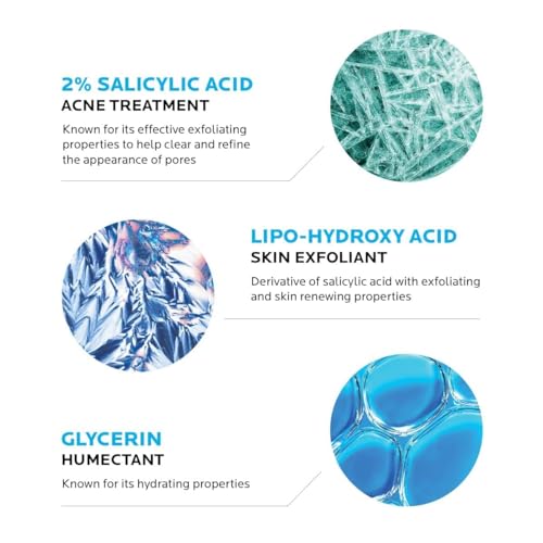 Detalle 2 de La Roche-Posay Effaclar Medicated Acne Face Wash with 2% Salicylic Acid (6.8oz)