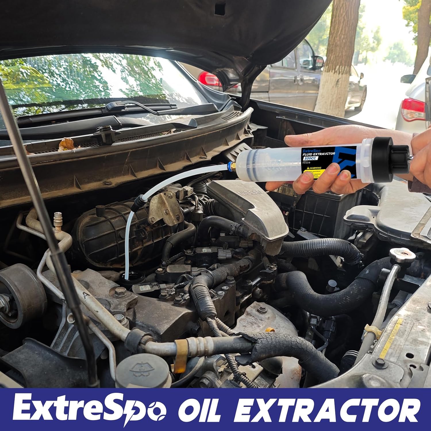 Detalle 2 de ExtreSpo 500ml Oil Extractor Pump — oil extractor 🛠