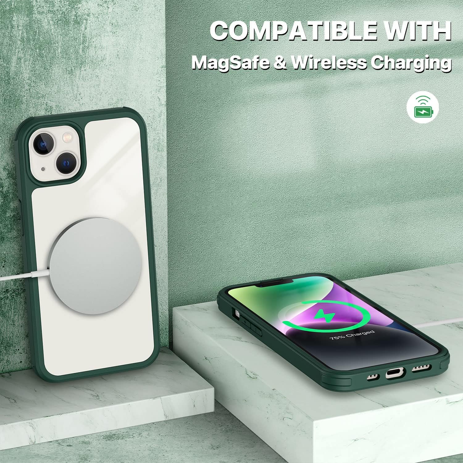 Thumbnail 6 de CENHUFO iPhone 14 case, 360° protection