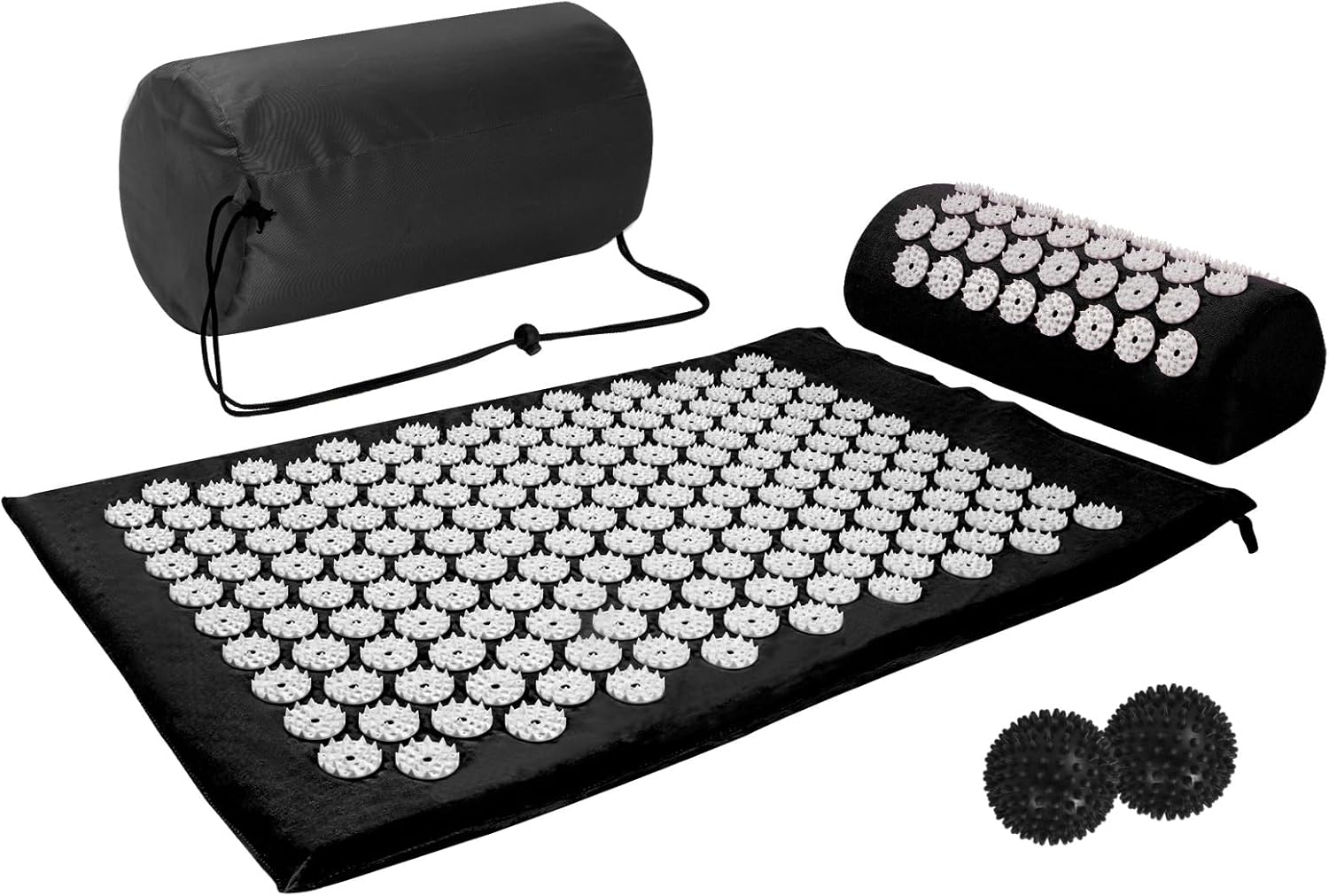 Thumbnail 6 de CWRFZ Acupressure Mat, Acupuncture Mat & Massage Pillow Set (Purple) with 2 Massage Balls