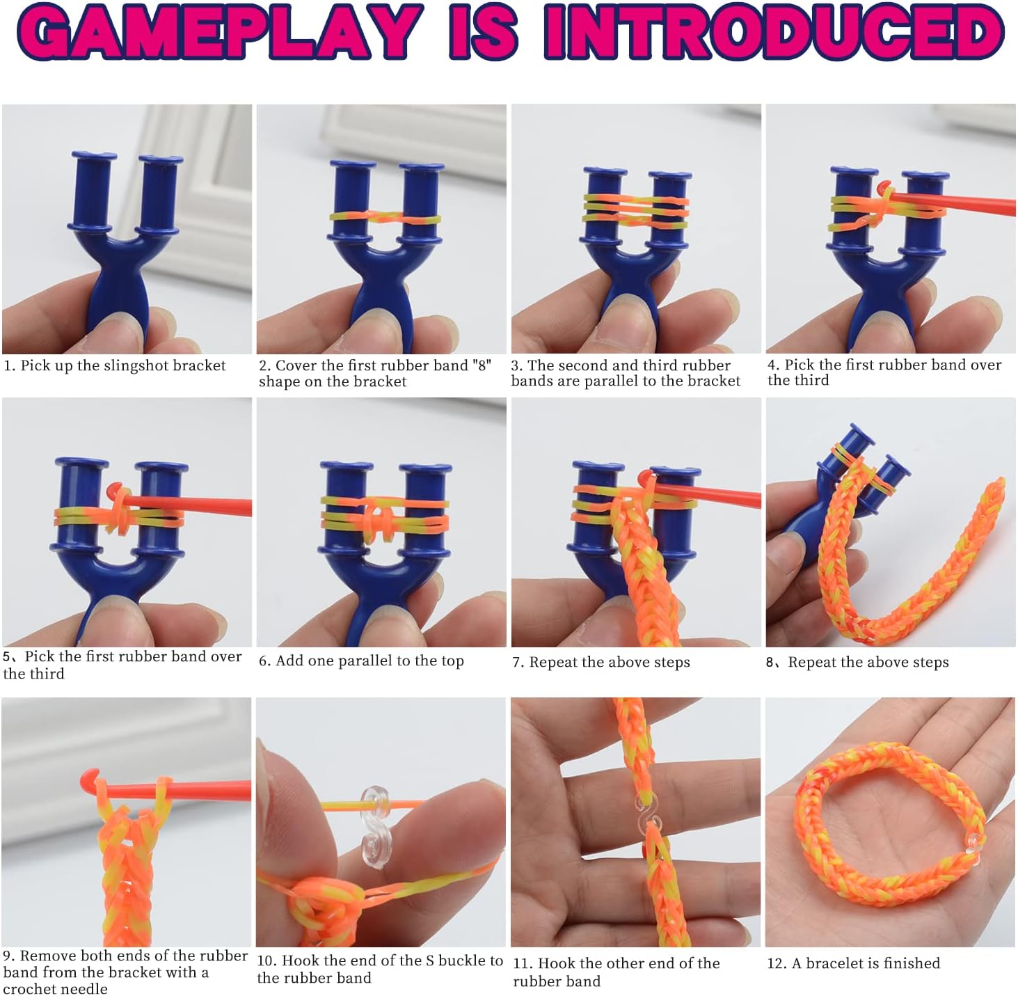 Thumbnail 2 de Elastici Loom Bands 2500+ per braccialetti