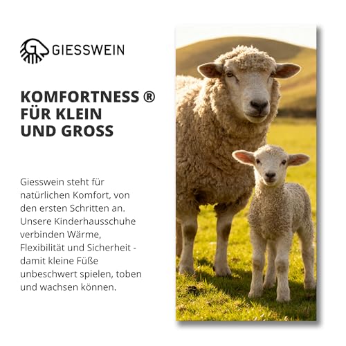 Thumbnail 9 de Giesswein Oberstaufen Slim-Fit Kinderhausschuhe aus Schurwolle mit Klettverschluss