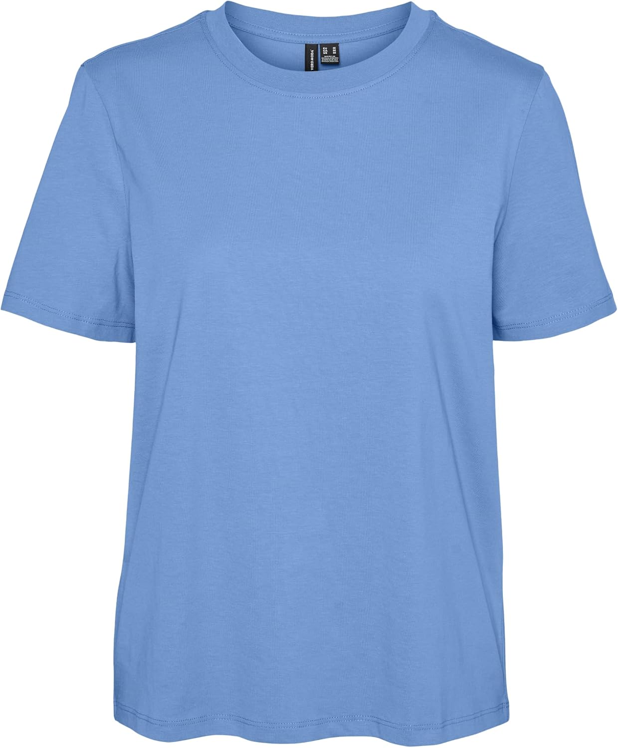 Detalle de VERO MODA T-Shirt Vmpaulina SS-Maglietta Ga Jrs Noos Donna: comfort sostenibile per occasioni informali