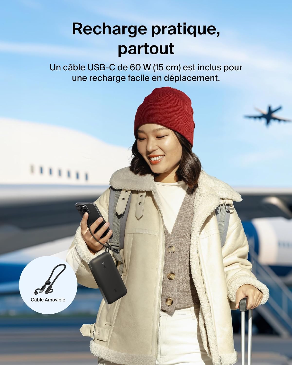 Thumbnail 4 de Belkin Batterie Externe USB-C 20 000 mAh — Power Bank 20 W