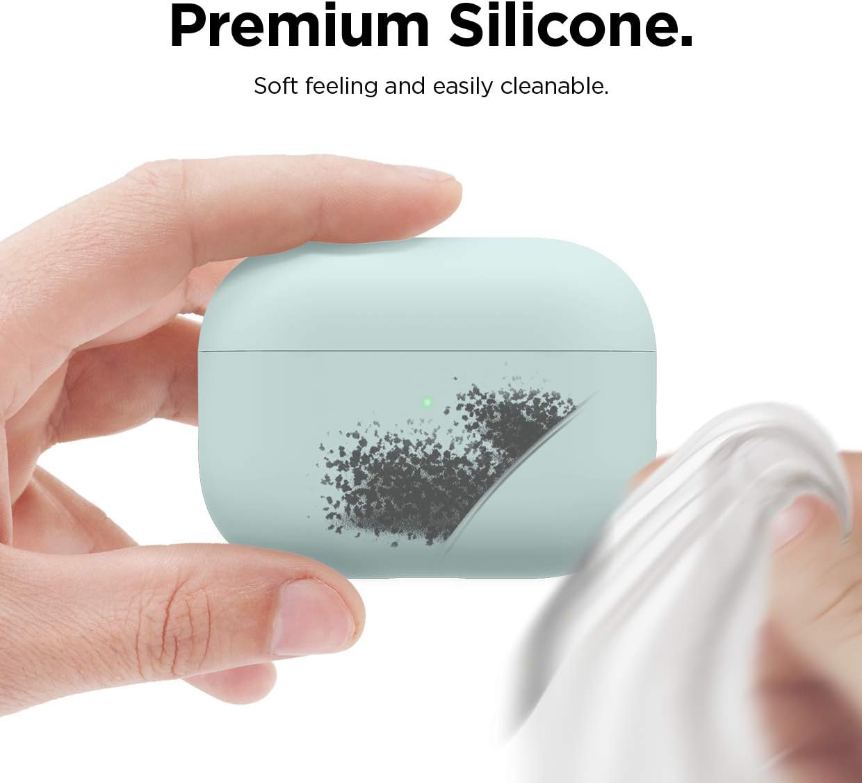 Thumbnail 4 de elago Étui Liquide Hybride pour AirPods Pro, triple couche, mint