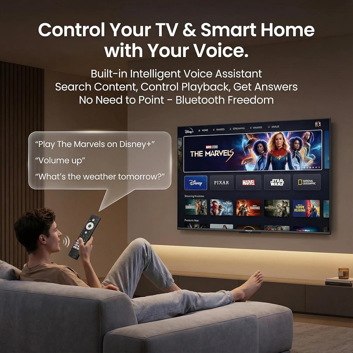 Thumbnail 6 de Hisense Google TV Remote with Voice Control and Bluetooth