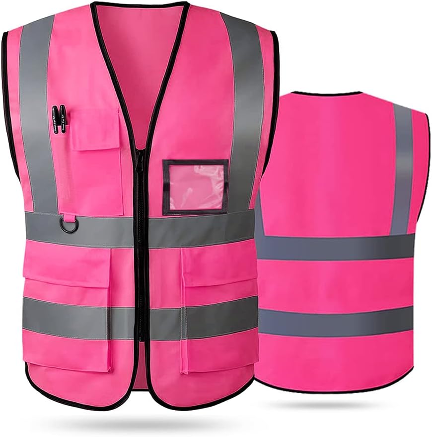 Detalle de Hi vis safety vest 188% polyester