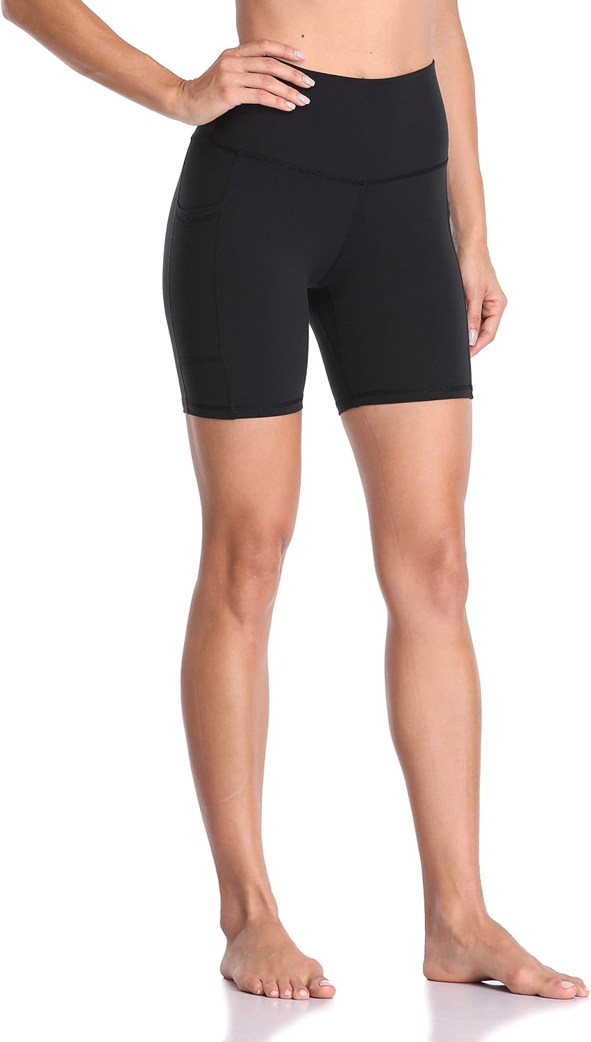 Thumbnail 2 de Colorfulkoala Women’s High Waisted Biker Shorts with Pockets (6" Inseam) — Yoga Tummy Control