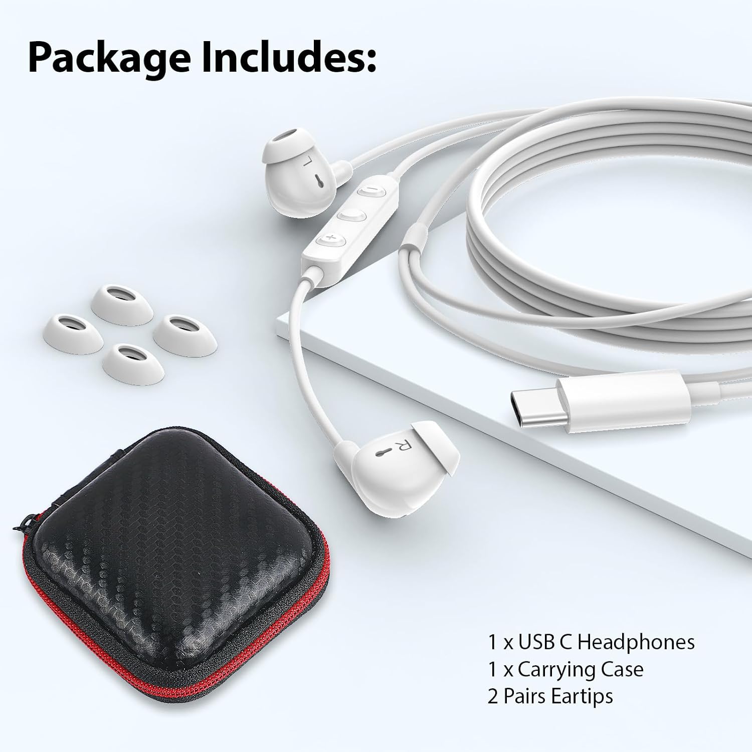 Thumbnail 5 de USB-C Headphones for Pixel 9a 1.2m cable