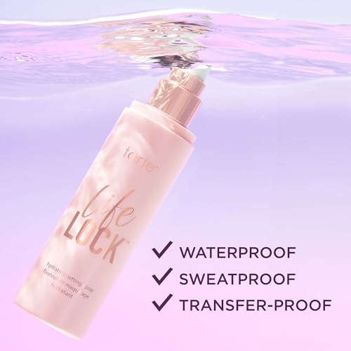 Detalle 2 de tarte life lock hydrating setting spray — 10-in-1 Weightless Mist to Hydrate & Lock Makeup (Travel Size)