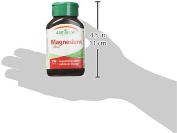 Detalle 1 de Jamieson Extra Strength Magnesium 100 mg Tablets, 5 Magnesium Sources